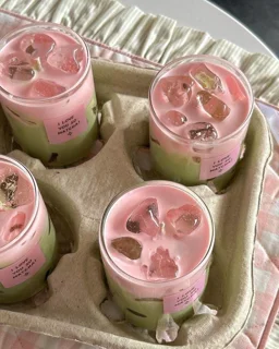 شمع آیس لاته ماچا 🍵